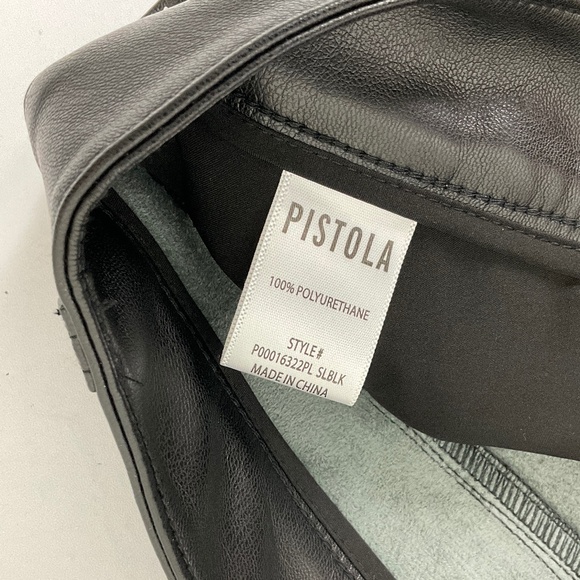 PISTOLA Cassie Faux Leather Straight Pant NWT - Picture 6 of 12